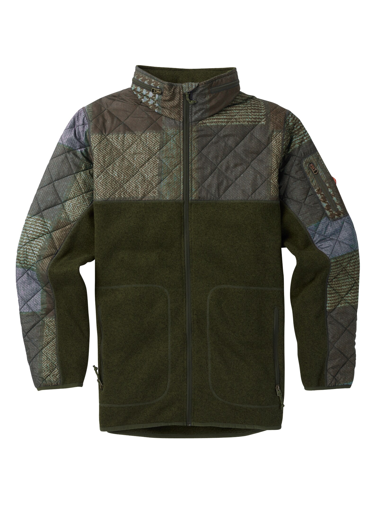 BURTON MB PIERCE FLEECE　2018FW PCHWRK/FORHR