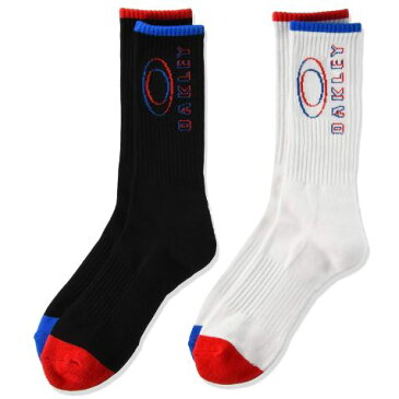 OAKLEY(オークリー) 2020SS MATCH ELLIPSE SOCKS(2PCS) WHITE Lサイズ