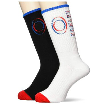 OAKLEY(オークリー) 2020SS MATCH ELLIPSE SOCKS(2PCS) WHITE Lサイズ