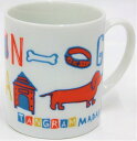 タングラム オリジナル 陶器マグカップ DOG