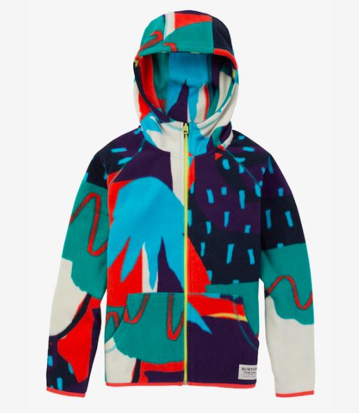 Kids 子供用 Burton Spark Full-Zip Hooded Fleece 21FW Graphic Mix