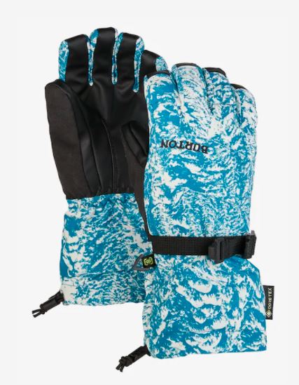 Kids' Burton GORE-TEX Glove Blue Blotto Trees 2022FW