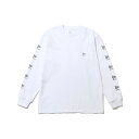 NEW ERA(ニューエラ) 長袖 パフォーマンス Tシャツ Flag and Wordmark ホワイト レギュラーフィット LS PF TEE FLAG ...