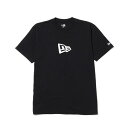 NEW ERA(ニューエラ) 半袖 コットン Tシャツ フラッグロゴ ミッド ブラックレギュラーフィット 14521385SS CT TEE FLAG LOGO...