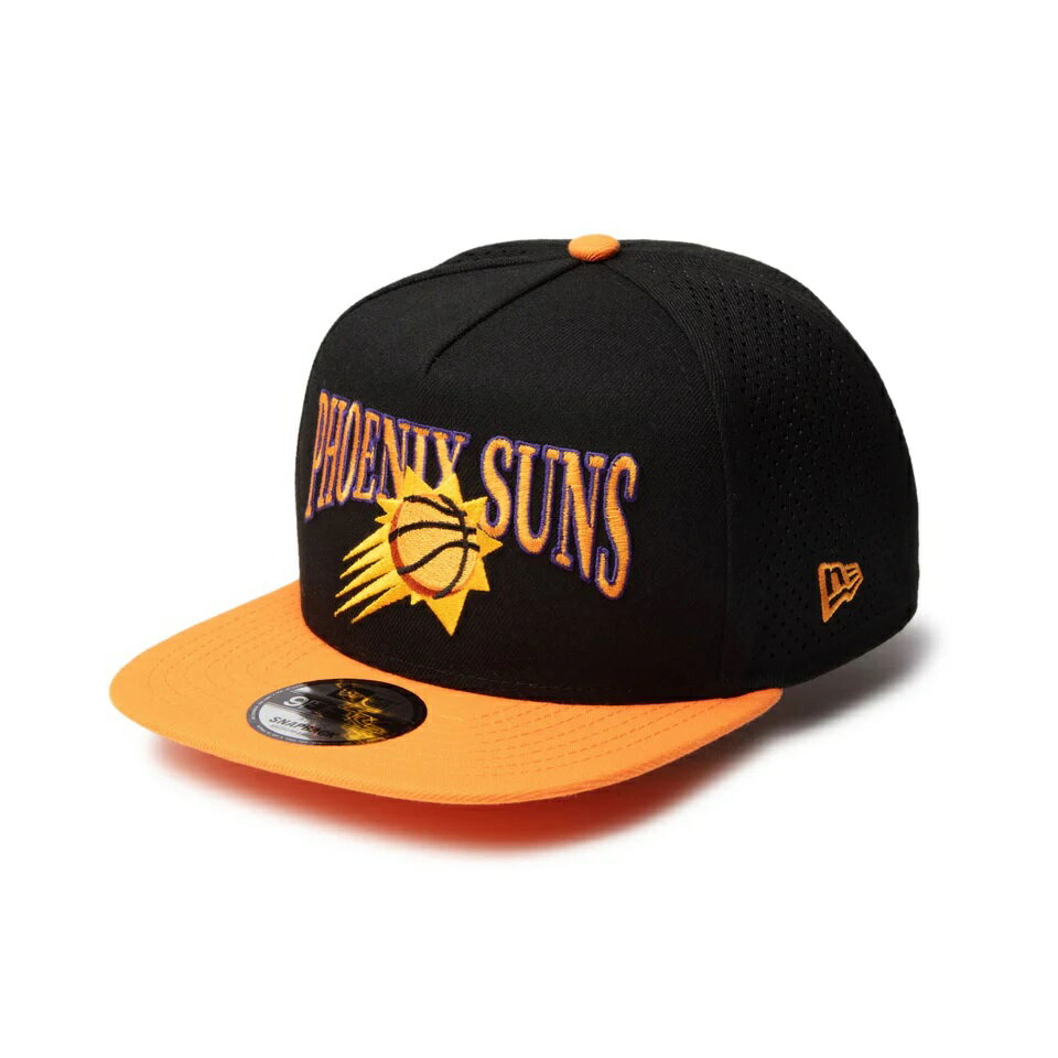 NEW ERA(ニューエラ)　 9FIFTY A-Frame NBA 2-Tone フェニックス・サンズ ブラック オレンジポプシクルバイザー ニューエラ　キャップ 950AF LP NBA 2TONE PHOSUN BLK ORG 14388564