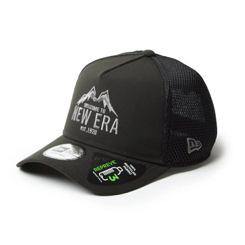 NEW ERA(ニューエラ)　9FORTY A-Frame トラッカー REPREVE ブラック ニューエラ　アウトドア　キャップ..