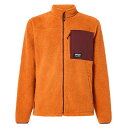 OAKLEY(オークリー) Mountain Fire Sherpa Ginger FOA403426 52Cフリースジャケット フルジップシェルパスウェットシ...