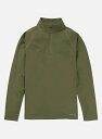 BURTON【バートン】 2024-25FW M HW X 1/4 ZIP Forest Moss