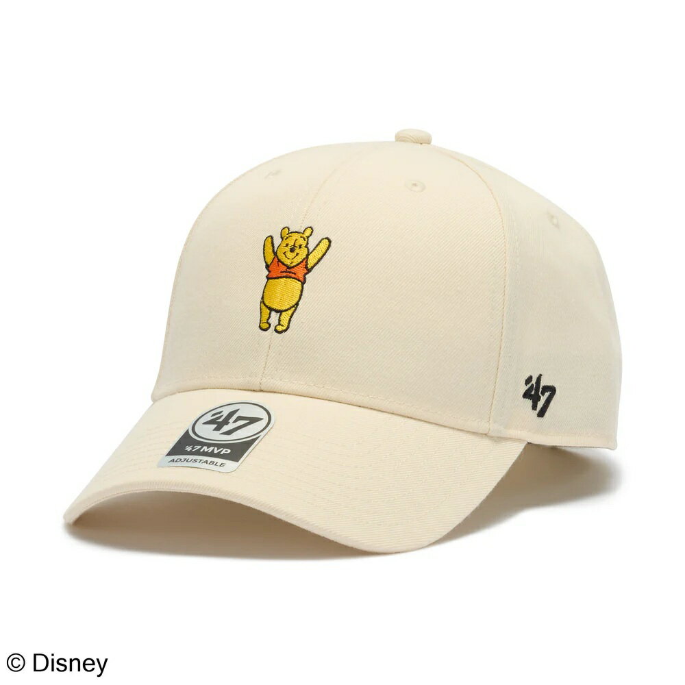 Rakuten - ’47(フォーティーセブン)MVP(エムブイピー )Disney ディズニー ウィニー・ザ・プー ナチュラル14865124 キャップ ディズニーコレクション MVP-DIS-POOH-STA2-WB-NATURAL