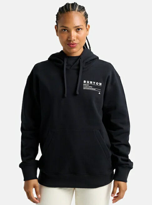 Jacket - BURTON MORETOWN PO モアタウン プルオーバーフーディーTRUE BLACK 26FW
