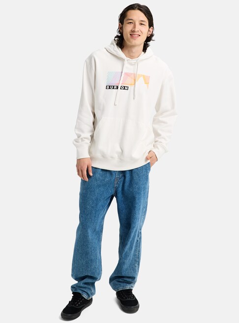 BURTON ELMORE PO エルモア プルオーバーフーディーSTOUT WHITE 26FW