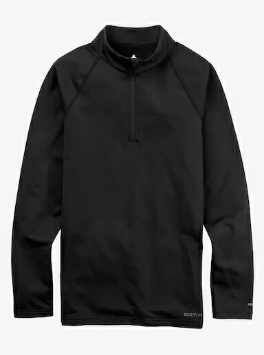 BURTONڥСȥ 2023-24FW M HW X 1/4 ZIP TRUE BLACK