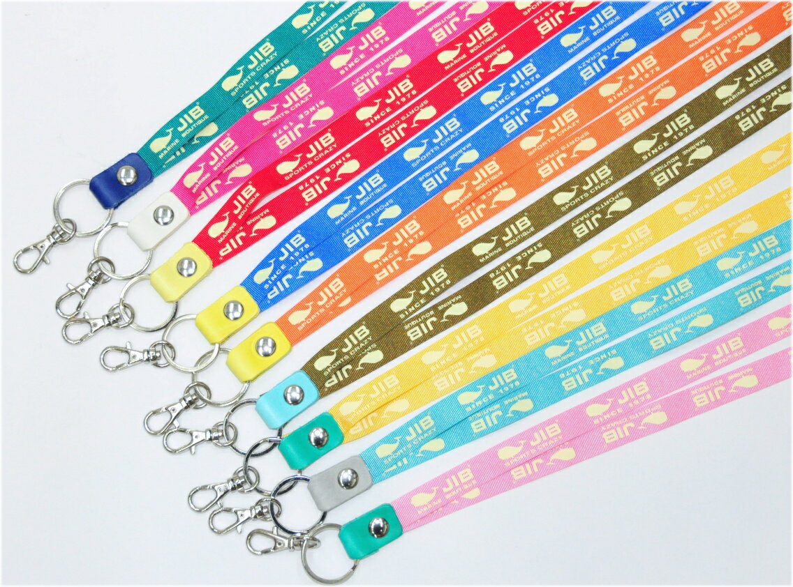 JIB ネックストラップ NST ホワイトプリントタイプ