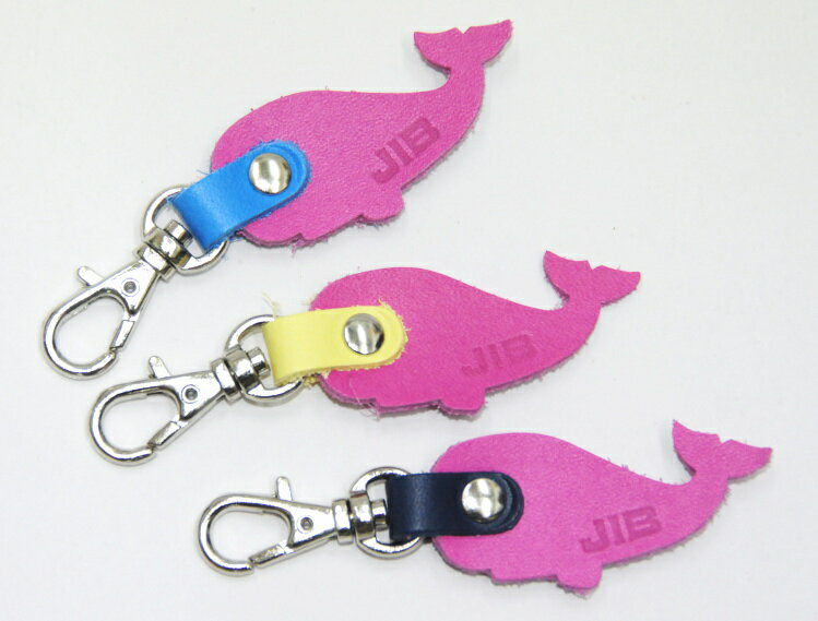 JIB　ベジタブルタンニン クジラチャーム　VT-KUCH　ピンク