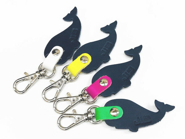 JIB　ベジタブルタンニン クジラチャーム　VT-KUCH　ネイビー