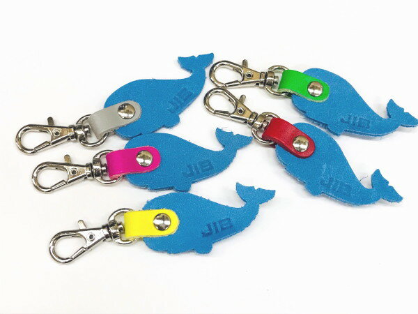 JIB　ベジタブルタンニン クジラチャーム　VT-KUCH　ロケットブルー