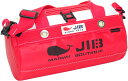 JIB ダッフルバッグSSボーダー DSSB モノカラー・レッド W32×φ17cm 約7Lポケット付き DSSB176