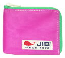 JIB マイクロクラッチ MCピンク×グリーン/白タグ12×9.5×1cm MC18