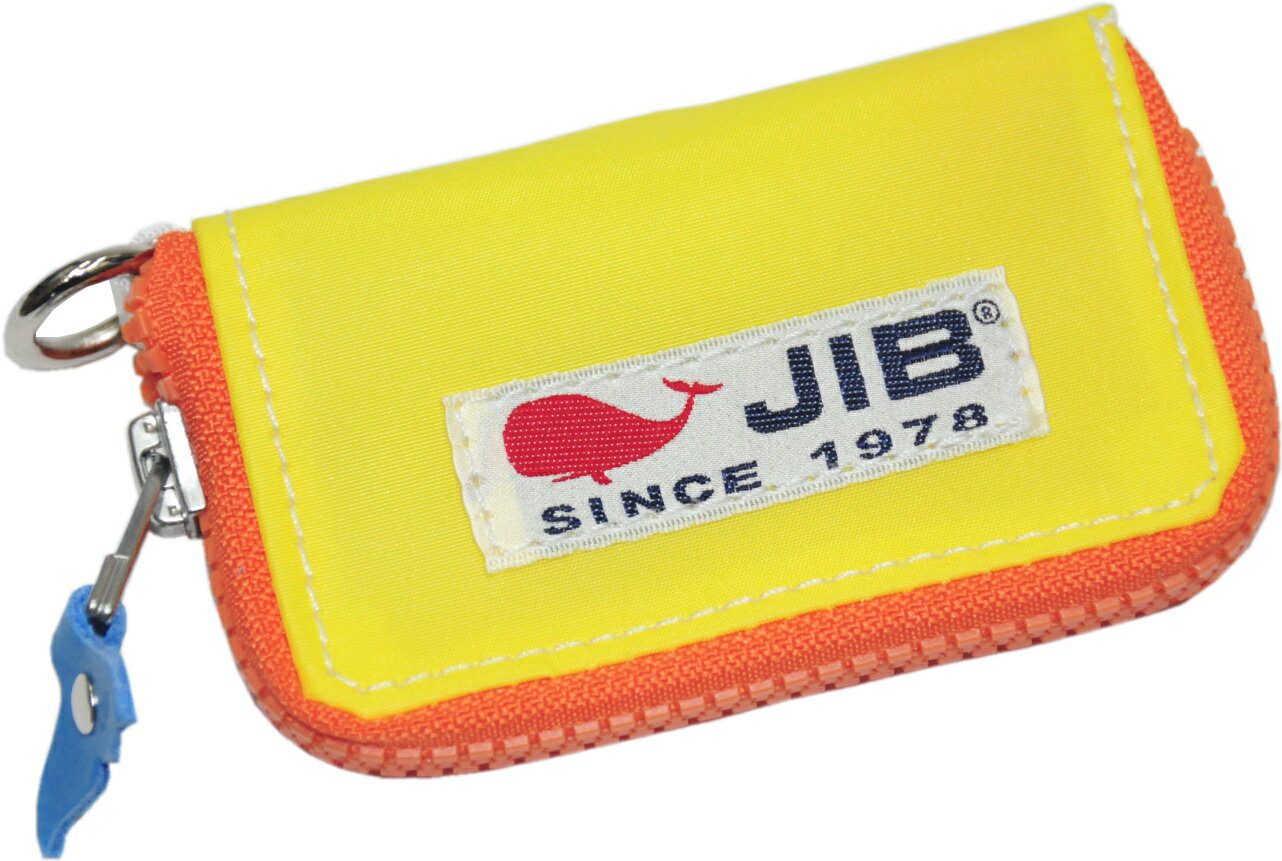 JIB キーケース KCC イエロー×オレンジ／ブルーしっぽ　KCC68
