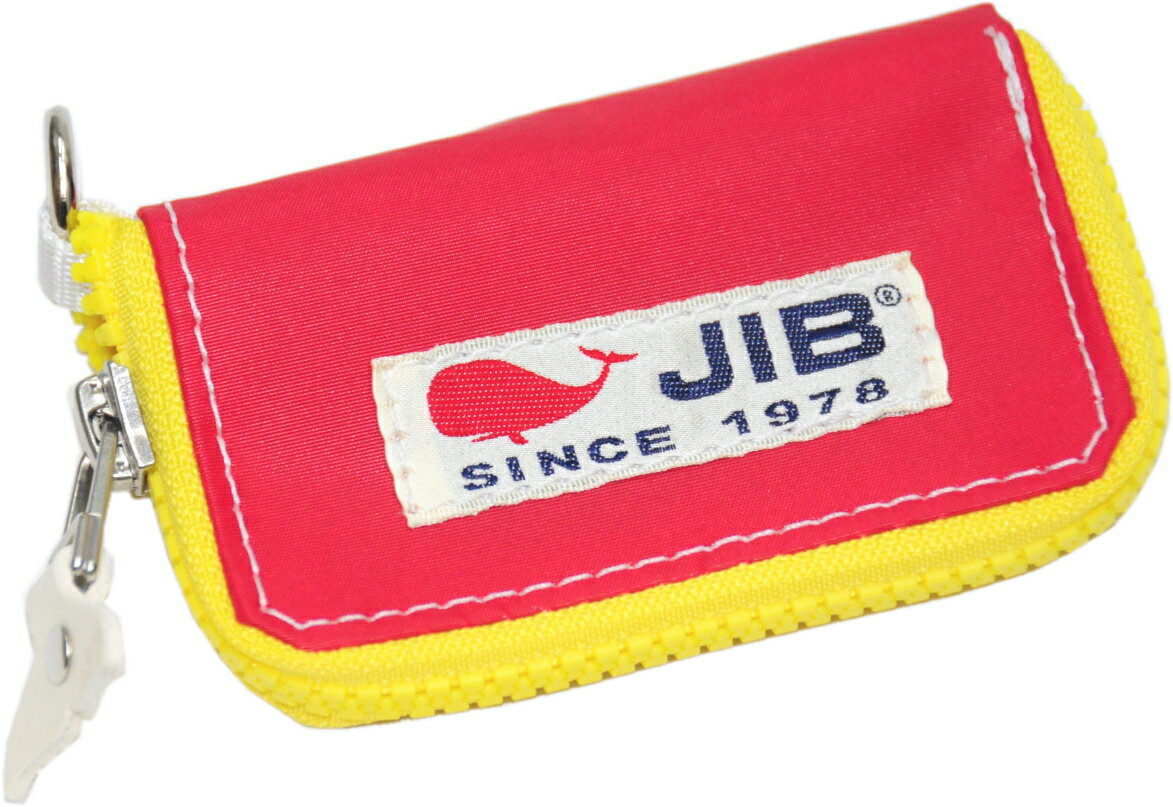 JIB キーケース KCC レッド×イエロー／ホワイトしっぽ　KCC68