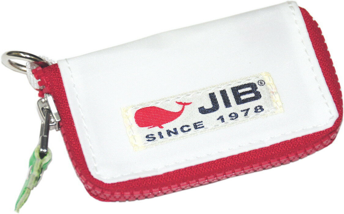 Collings - JIB キーケース KCC ホワイト×レッド／グリーンしっぽ　KCC68