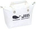 JIB ファスナートートM FTM ホワイト 50.5×35.5×18.5cm 約35L FTM126