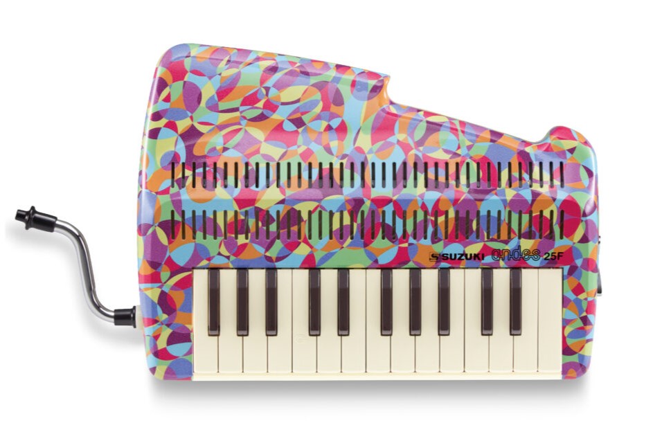 SUZUKI andes(アンデス) 25F ジオメトリック/Geometric【吹奏鍵盤笛】