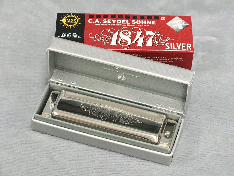 SEYDEL　Blues　1847　Silver　【ブルースハープ】