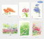 初夏の花 6枚セット ( ポストカードセット 絵はがきセット絵葉書 花 初夏 夏 薔薇 紫陽花 アジサイ ポピー アマリリス バラ園 マーガレット 紅バラ 水彩画 )