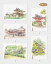 京都のお寺3 5枚セット ( 景色 東福寺 石像寺 五智如来 石仏 御室 蓮華寺 仁和寺 鐘楼 鳴滝 西寿寺 水彩画 ) ★当店オリジナル★ 500円