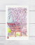 京都の桜 醍醐寺 仁王門 ( 春 さくら シダレザクラ 枝垂桜 世界遺産 伏見 社寺仏閣 和風 水彩画 風景画 ) 100円