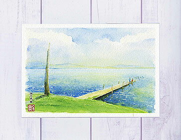 湖の桟橋( クッチャロ湖 屈斜路湖 