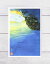 青の洞窟( 海 カモメ 浄土ヶ浜 暑中見舞い 残暑見舞い 岩手 水彩画 風景画 )★当店オリジナル★ 110円