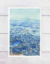 五色浜( 海岸の磯 京丹後 京都 水彩画 風景画 )★当店オリジナル★