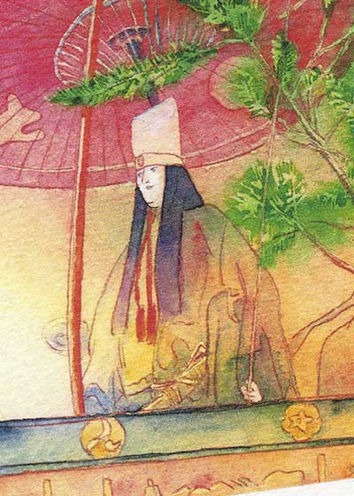 神功皇后 [ 祇園祭 占出山 ] ( 夏 前祭 山鉾巡行 お囃子 京都 和風 おみやげ お土産 幻想的 水彩画 風景画 )★当店オリジナル★
