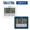 タニタ キッチン タイマー 防水 マグネット付き タッチパネル ホワイト ブルー TD-414 WH BL