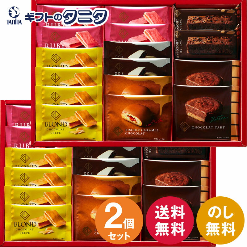【賞味期限間近】【半額】ひととえ ザ・ショコラアソート 16号 TAA-20 2個セット 送料無料 タルト ガトー ビスキュイ キャラメル ホワイトショコラ クッキー ルビー ブロンド クレープ ギフト 彼岸 内祝 快気祝 御礼 御供 粗供養 香典返し お中元 暑中お見舞い お歳暮 お年賀のサムネイル