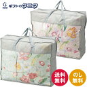 花浪漫 羽根ふとんバッグ入り HRU-515GR グリーン HRU-515PI ピンク 送料無料 ポリエステル フェザー ダウン 綿 ギフト 内祝 御祝 御礼 ...