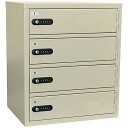 エーコー 貴重品保管庫 LK-308-4 1列4段 4人用