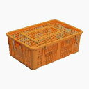 岐阜プラスチック工業 生鶏篭 No.950(プラ蓋付4.8kg)【北海道・沖縄・離島は配送不可】