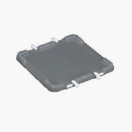 岐阜プラスチック工業　TP規格コンテナー(グレー)　TP-33蓋(ロック付)【北海道・沖...