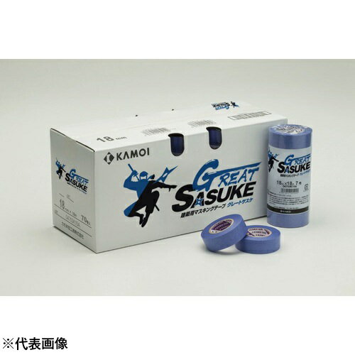 カモ井加工紙　マスキングテープ　グレートサスケ　30mm×18m［400巻入］