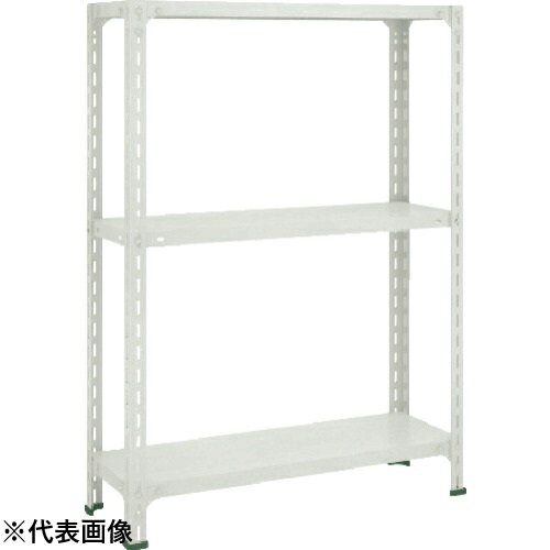 樂天商城 - TRUSCO　スチールラック　軽量棚開放型　1200X300X1200　天地3段　ネオグレー　44V-13NG　1台（5108195）