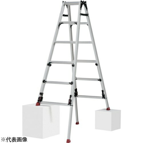 Rakuten - ピカ　上部操作式四脚アジャスト式はしご兼用脚立スタッピーSCN型　ロングスライドタイプ　SCN-150LB　1台（5535847）