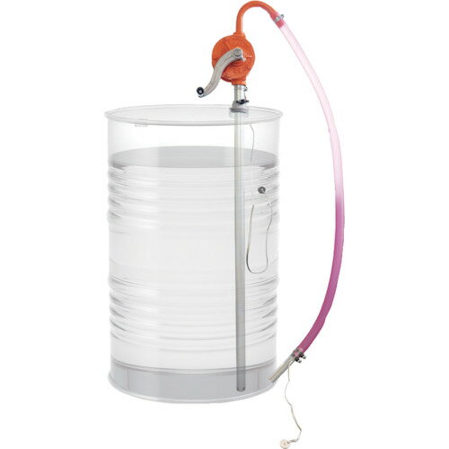 アクアシステム　ガソリン専用手廻しドラムポンプ　(アース付)　HR-25G　（8282694）