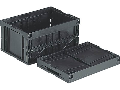 三甲（サンコー）　オリコン(底面突起無し)　40B(BK)(導電)　【551280】