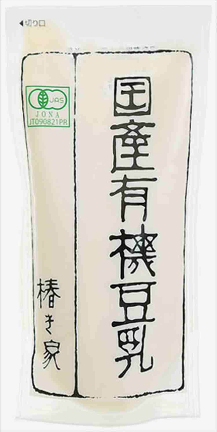 椿き家　国産有機豆乳　180g