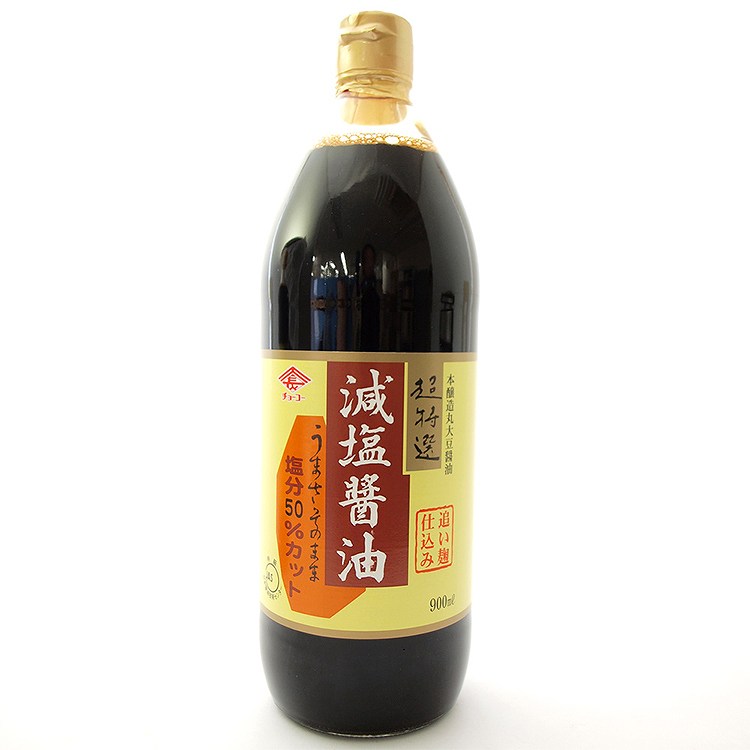 チョーコー 減塩醤油 900ml