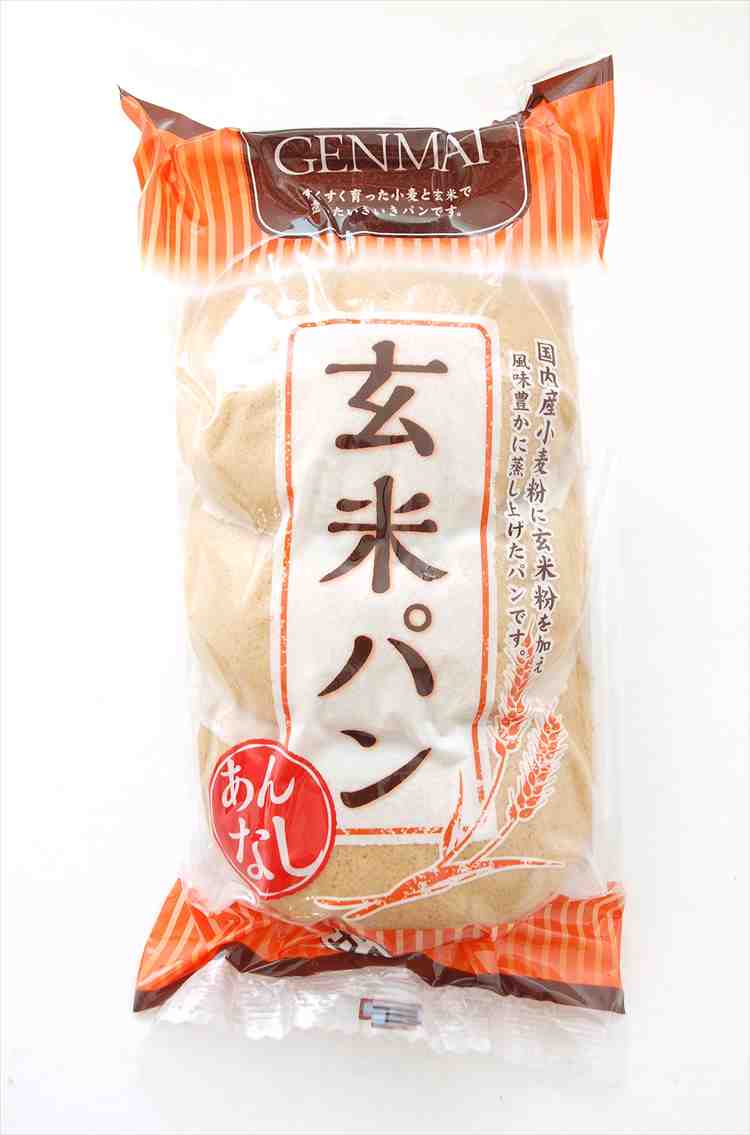 菅野製麺所・堅実選品 玄米パン(あんなし)　3個