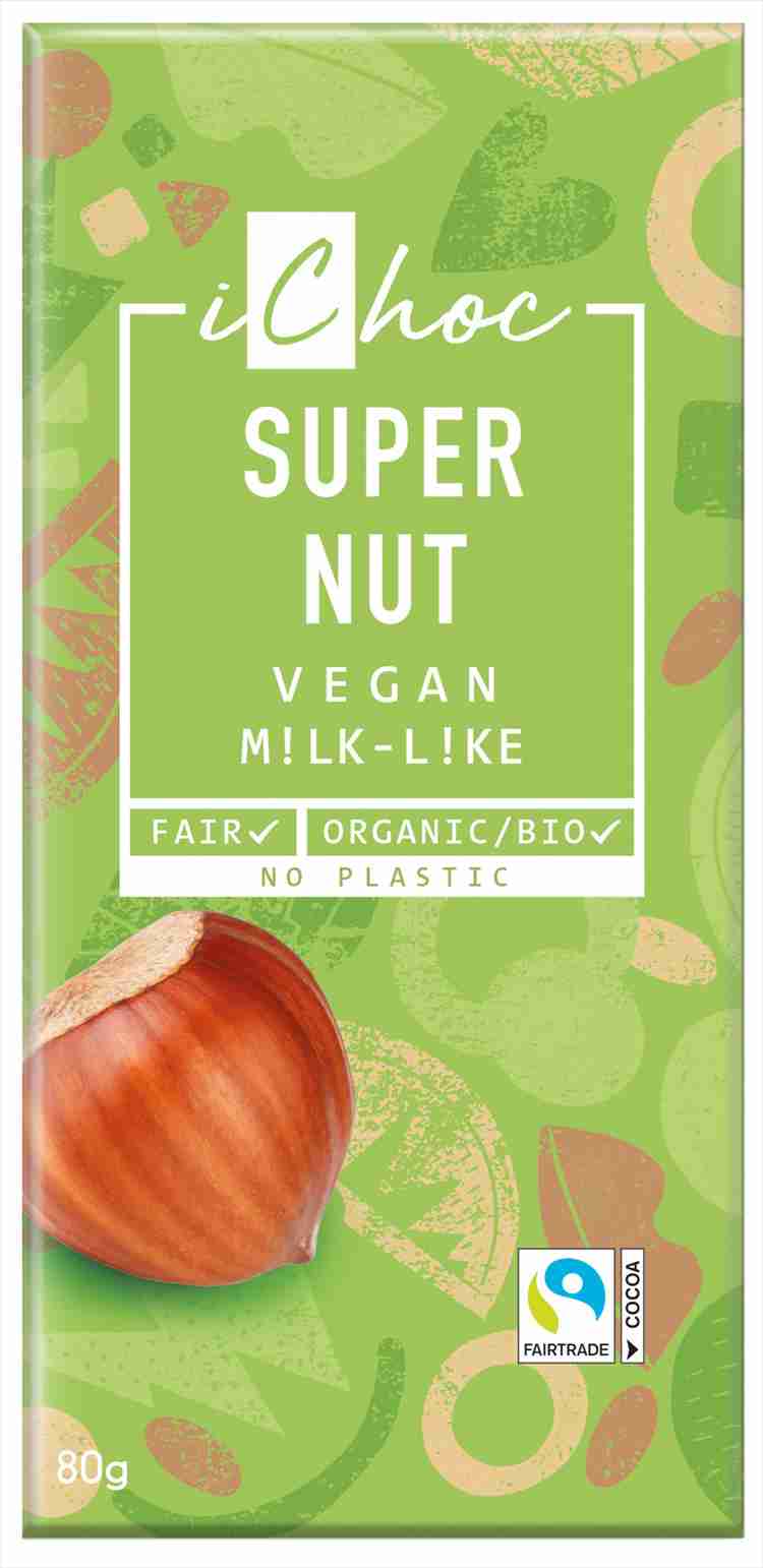 冬季限定 iChoc　オーガニックチョコ・スーパーナッツ　80g